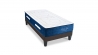 Ensemble | Matelas DOLCE VITA - Ressorts Ensachés | Sommier KIT TISSU - Gris anthracite