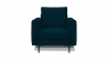 Fauteuil CARUSO Velours Premium Bleu