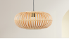 SUSPENSION RONDE BAMBOU NATUREL