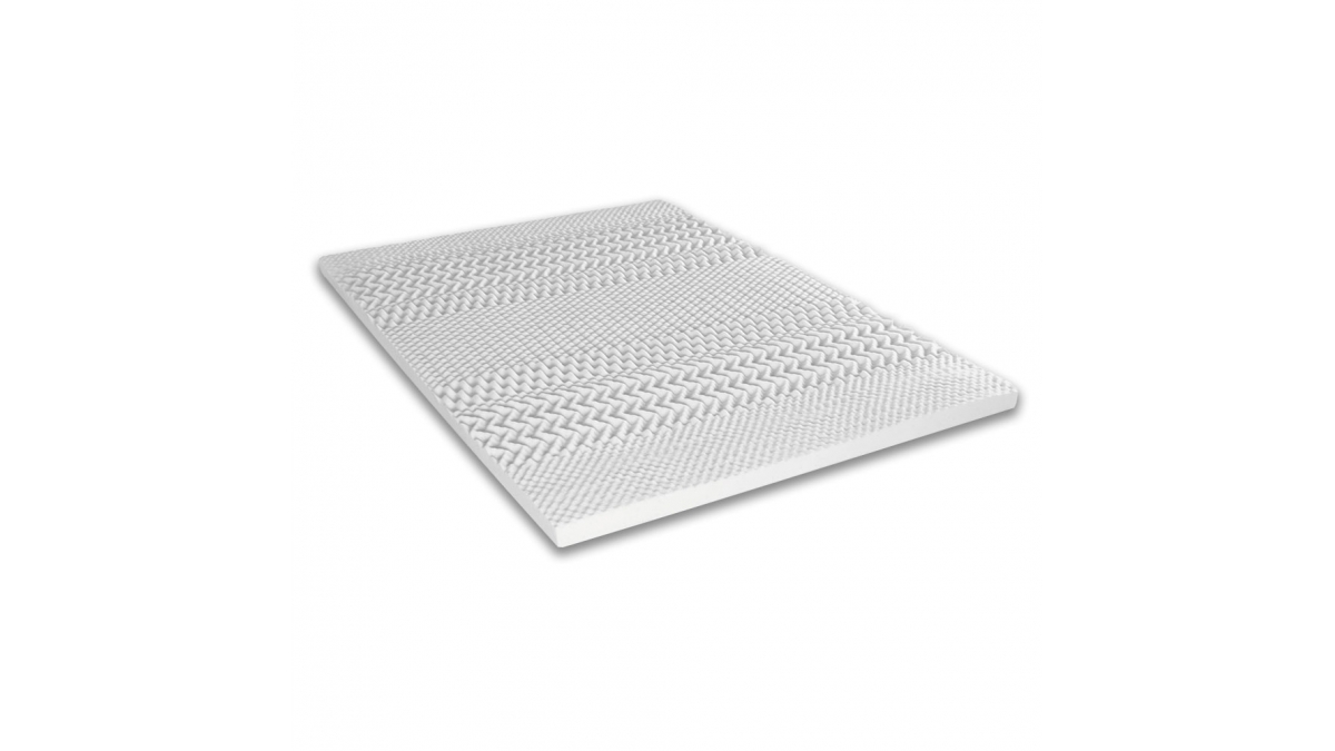 Surmatelas en mousse à mémoire de forme 6cm - 160x200 - N°402